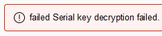 NSX ALB Failed Serial Key Decryption Failed